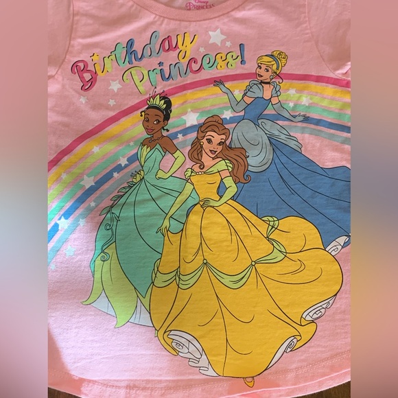 👑Disney “Birthday Princess” Tee Sz 5T 🥳 - Picture 8 of 11
